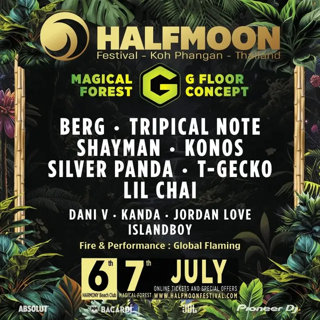 Halfmoon Festival returns to Koh Phangan on July 7